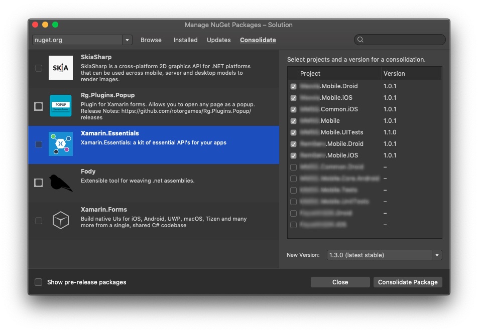 update visual studio for mac